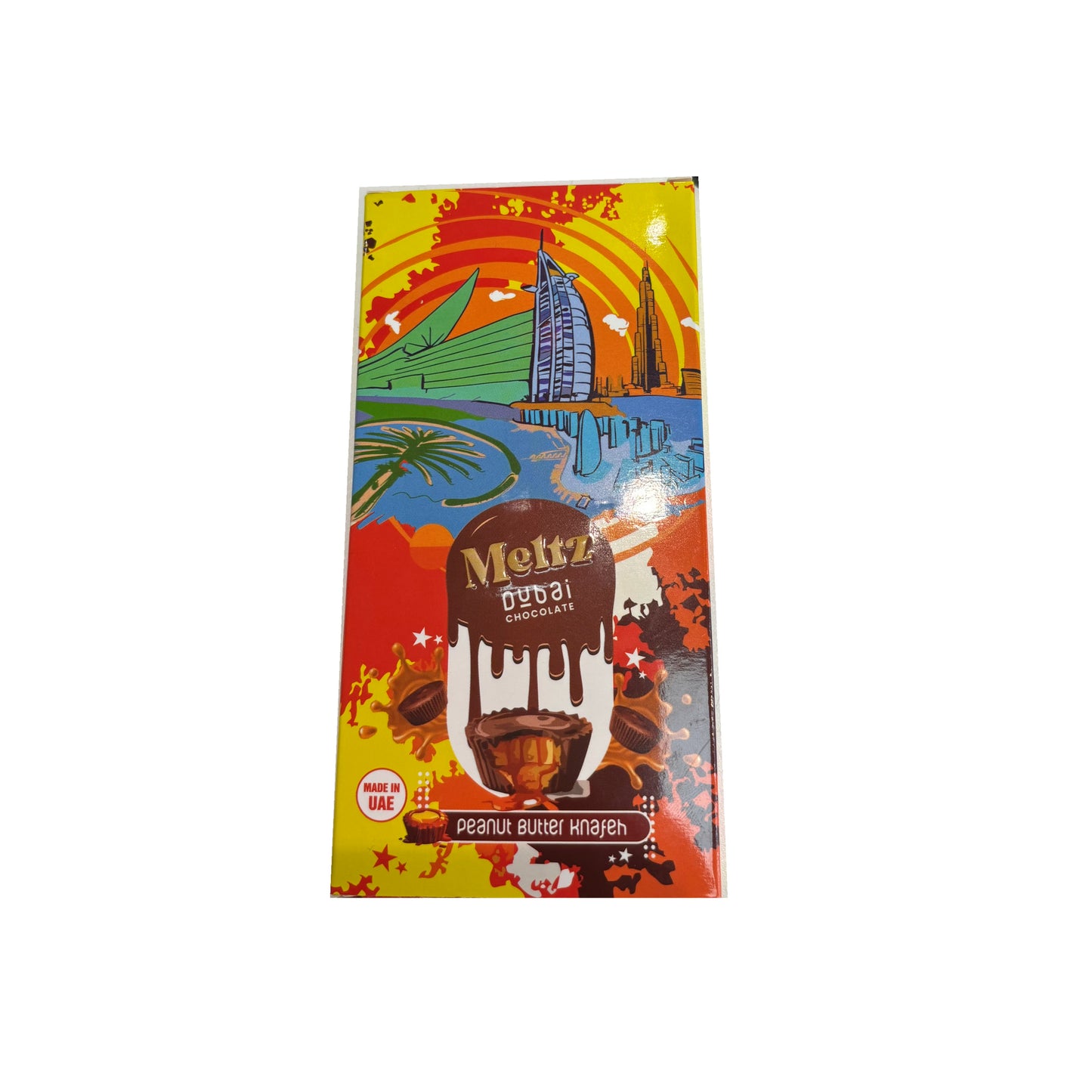 Meltz Dubai Chocolate Peanut Butter Knafeh (200g) - Dubai