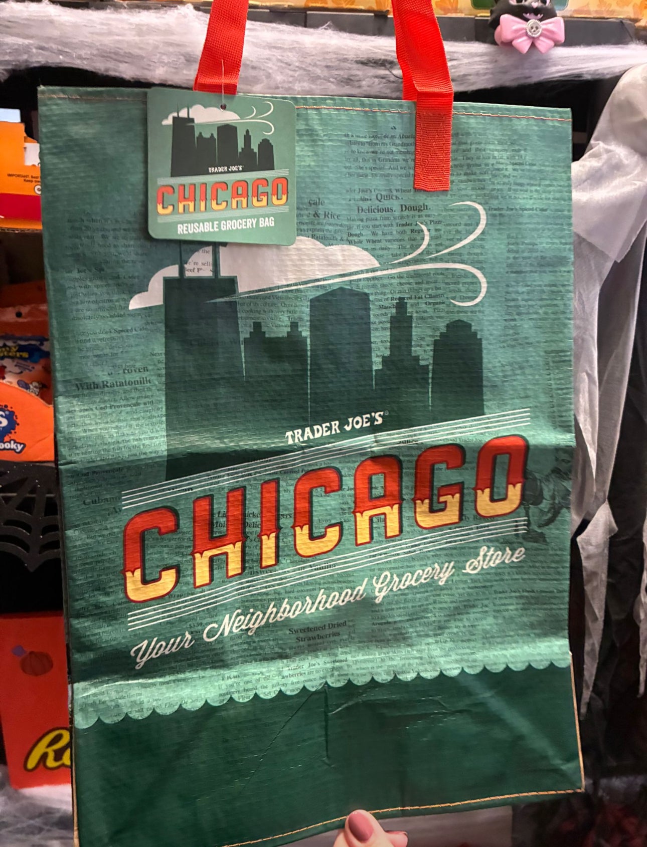 Trader Joe’s Chicago Reusable Grocery Bag - America