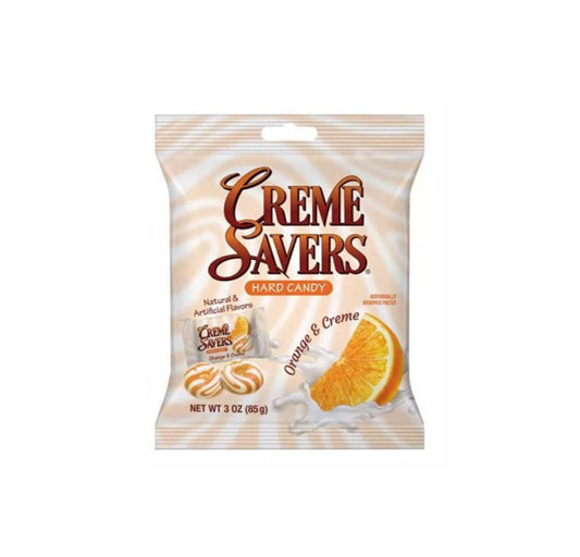 Creme Savers Hard Candy Orange and Cream (85g) - America