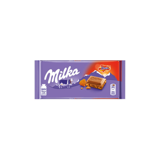 Milka Daim Chocolate Bar (90g) - Poland