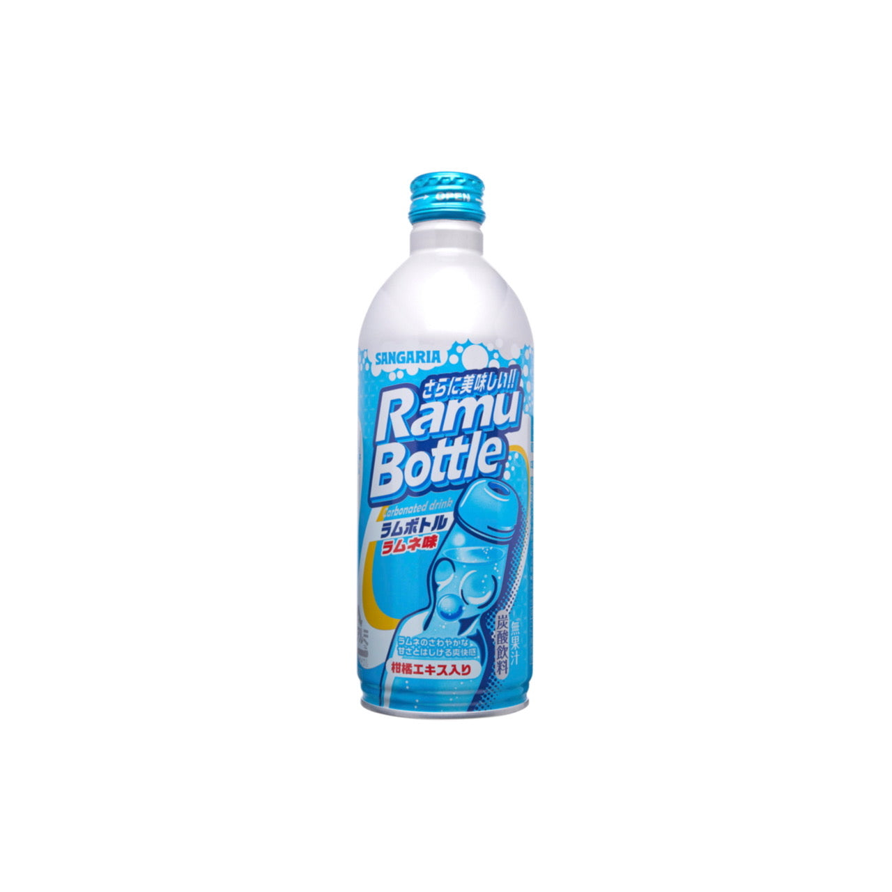 Sangaria Ramu Bottle Ramune (500ml) - Japan
