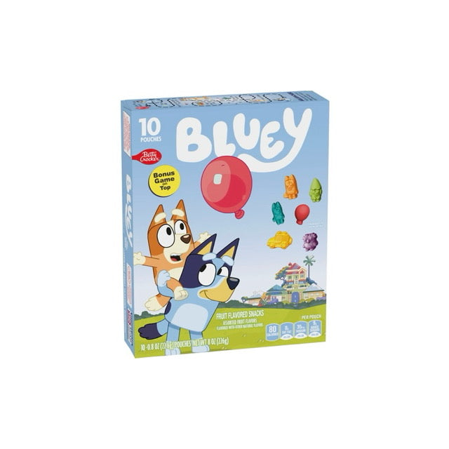 Betty Crocker Bluey Fruit Snacks 10-Pack (226g) - America