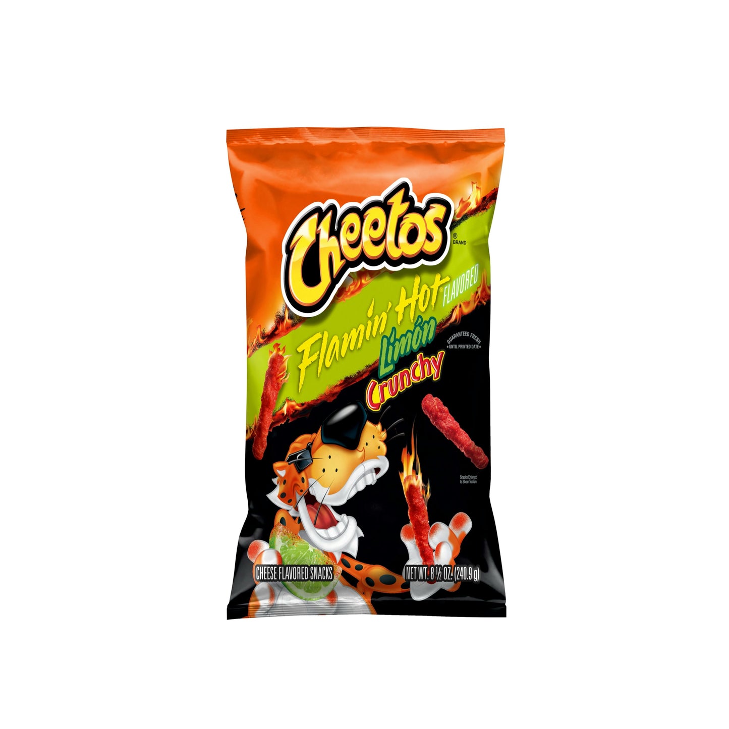 Cheetos Flamin’ Hot Limón Crunchy Cheese Snacks (226g) - America