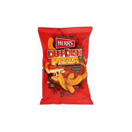Herr’s Deep Dish Pizza Cheese Curls Large Bag (170g) - America