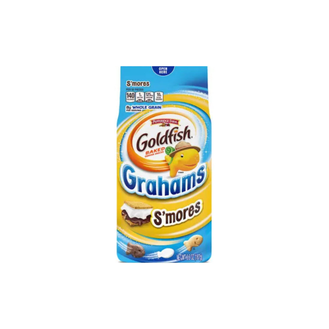 Pepperidge Farm Goldfish Grahams S’Mores Baked Graham Snacks (187g) - America