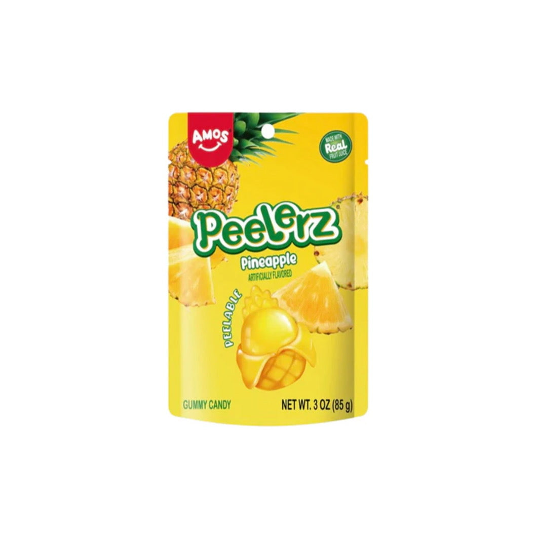 Amos Peelerz Gummy Pineapple Peg Bag (85g) - America