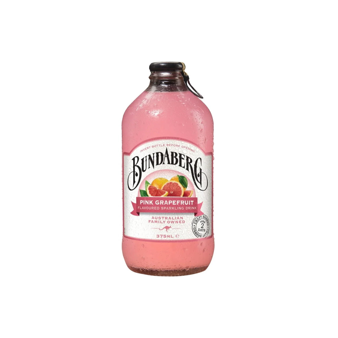 Bundaberg Pink Grapefruit Sparkling Drink (375ml) - Australia