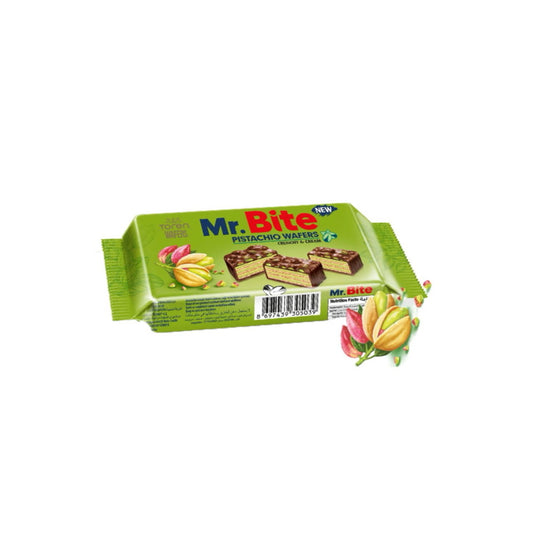Toren Wafers Mr. Bite Pistachio Wafers (38g) - Turkey