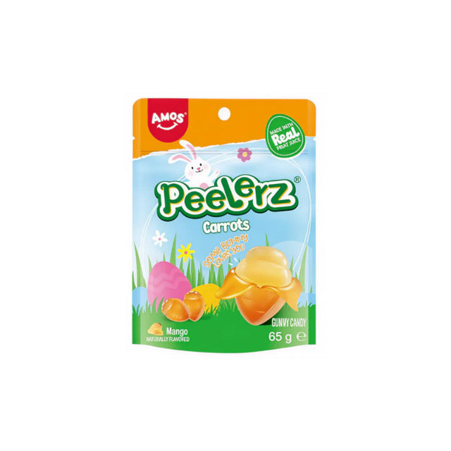 Amos Peelerz Mango Gummy Easter Carrots Bag (65g) - America