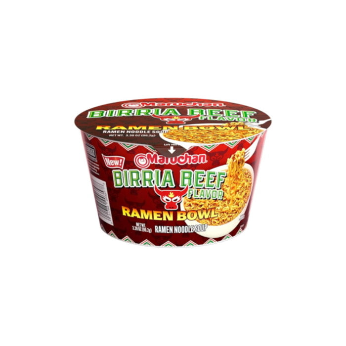 Maruchan Birria Beef Ramen Noodle Soup Bowl (96g) - America