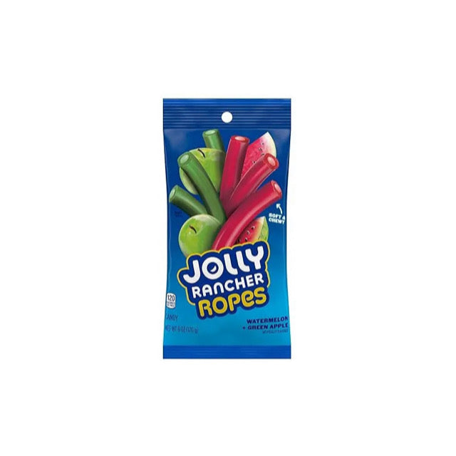 Jolly Rancher Ropes Watermelon and Green Apple (170g) - America