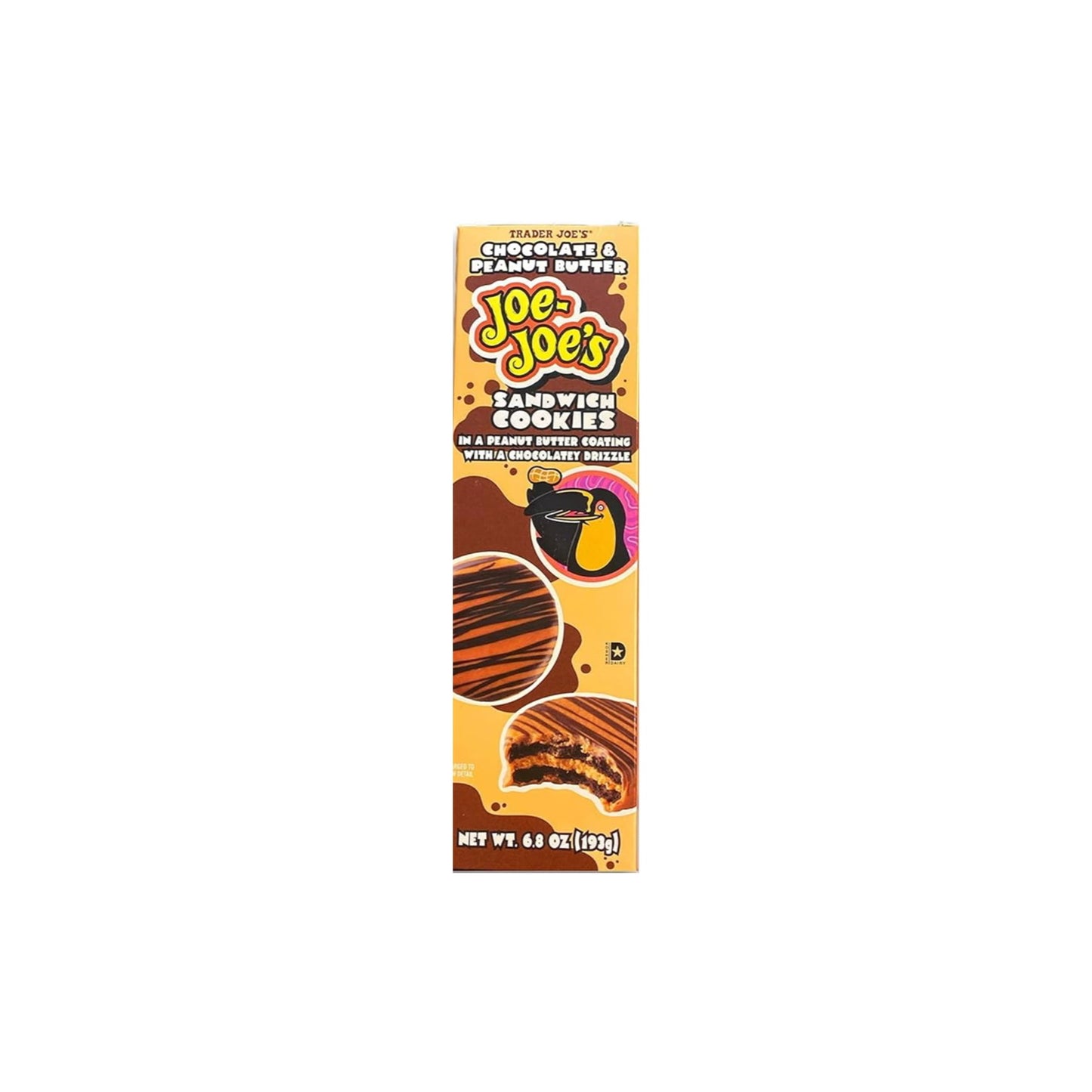 Trader Joe’s Chocolate & Peanut Butter Joe-Joe’s Sandwich Cookies (193g) - America