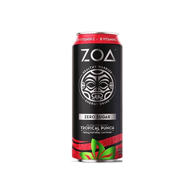 ZOA Zero Sugar Tropical Punch Energy Drink (355ml) - America
