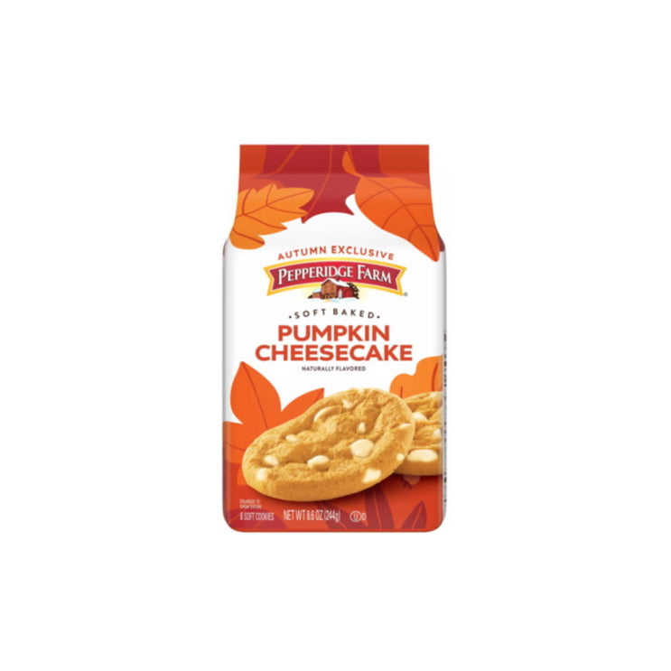 Pepperidge Farm Soft Baked Pumpkin Cheesecake Cookies (244g) - America