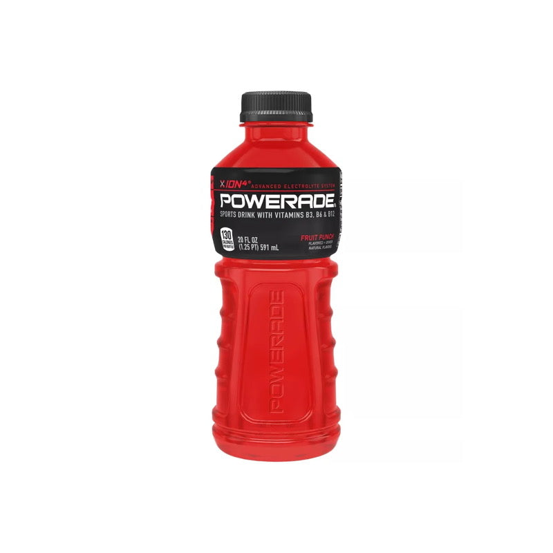 Powerade Fruit Punch Sports Drink Bottle (591ml) - America