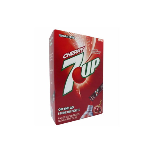 7up On The Go Cherry Drink Mix 6-Pack (13.2g) - America