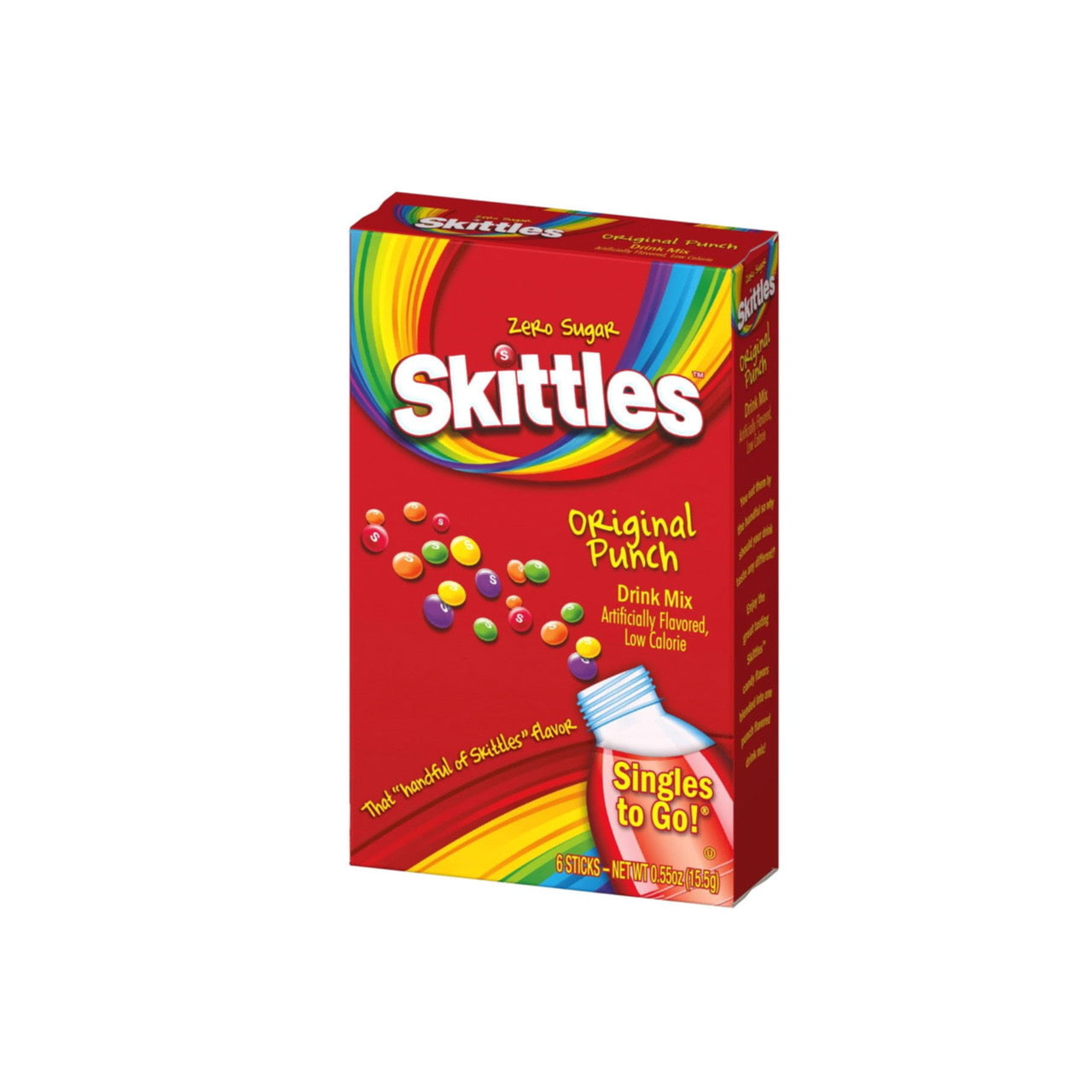 Skittles Singles To Go Original Punch Drink Mix 6-Pack (15g) - America