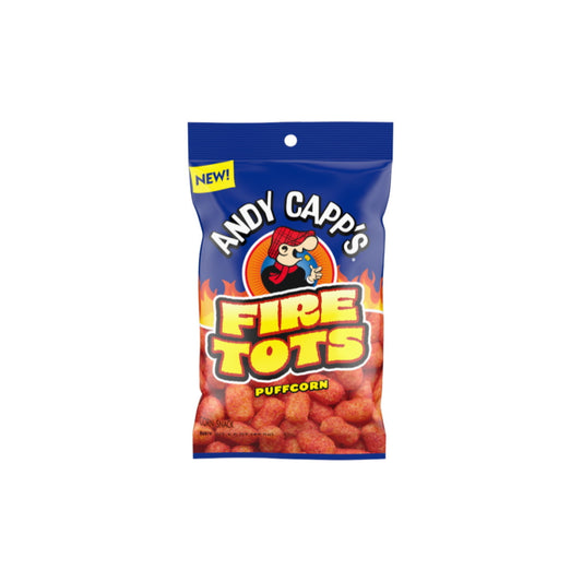 Andy Capp’s Fire Tots Puffcorn (43g) - America BEST BEFORE 6TH OCTOBER 2025