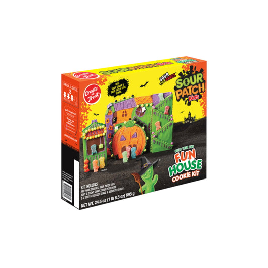 Create-A-Treat Sour Patch Kids Build Your Own Halloween Fun House Cookie Kit (695g) - America