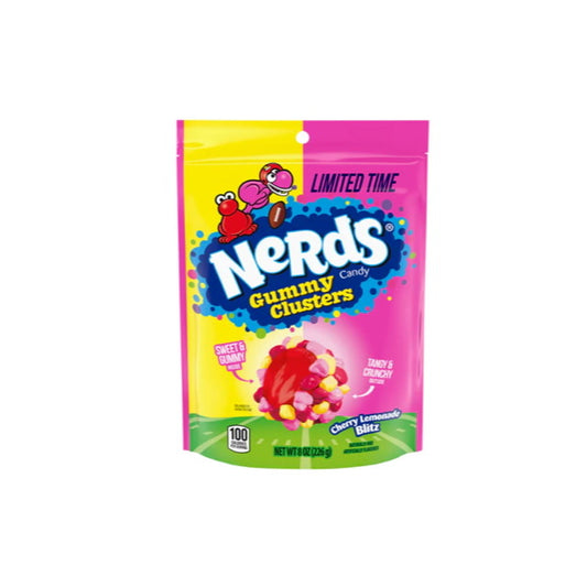 Nerds Limited Edition Cherry Lemonade Blitz Gummy Clusters (226g) - America