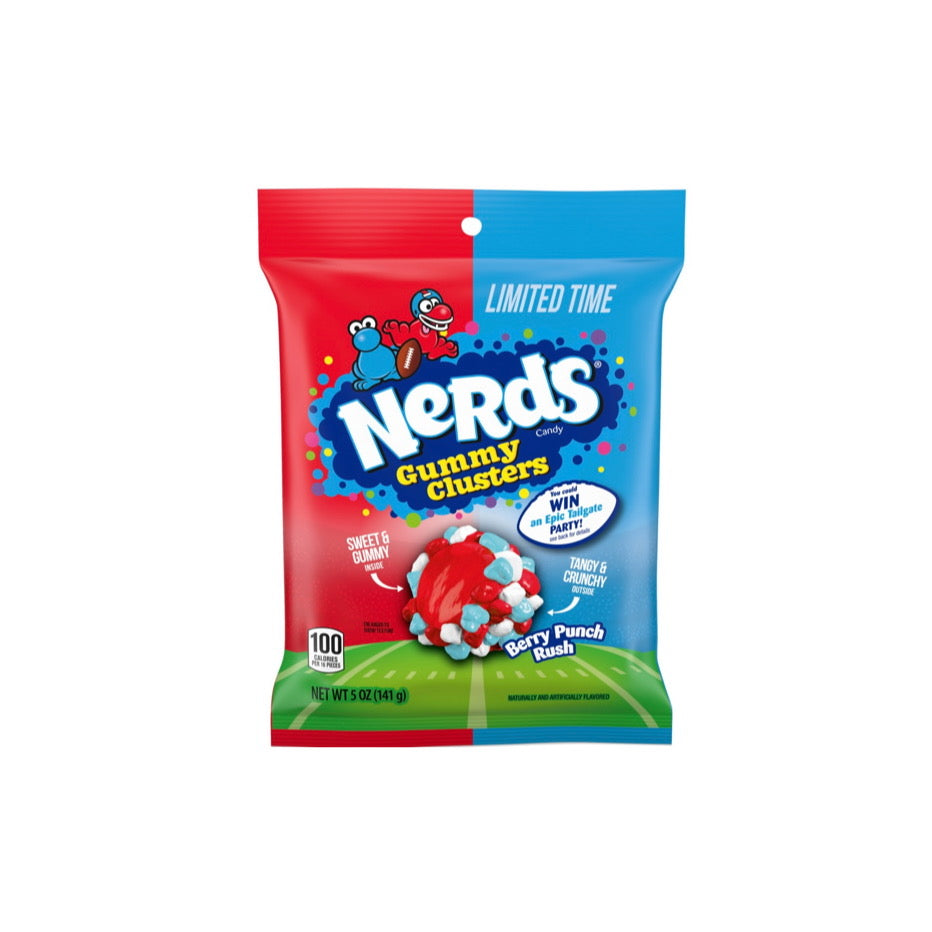 Nerds Limited Edition Berry Punch Rush Gummy Clusters Peg Bag (141g) - America