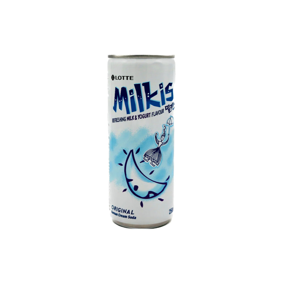 Lotte Milkis Milk & Yoghurt Original Cream Soda (250ml) - Korea