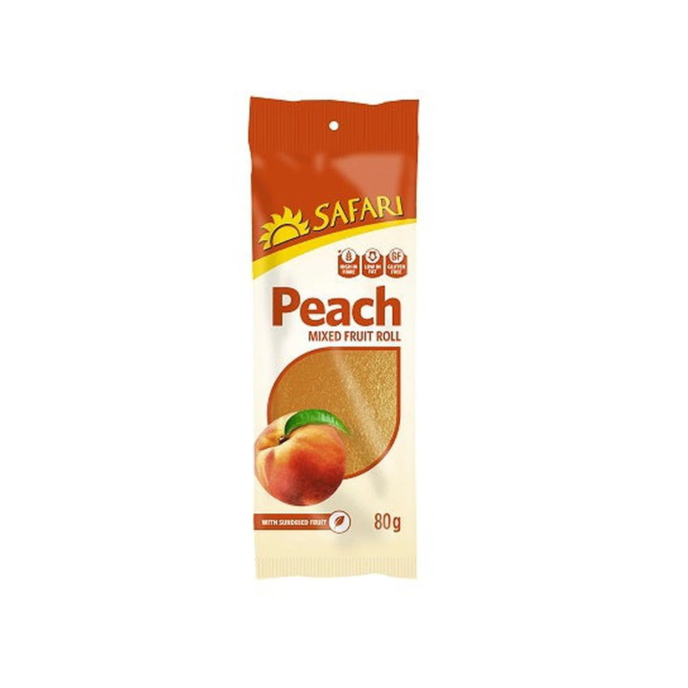 Safari Fruit Rolls Peach Mixed Fruit Roll (80g) - South Africa
