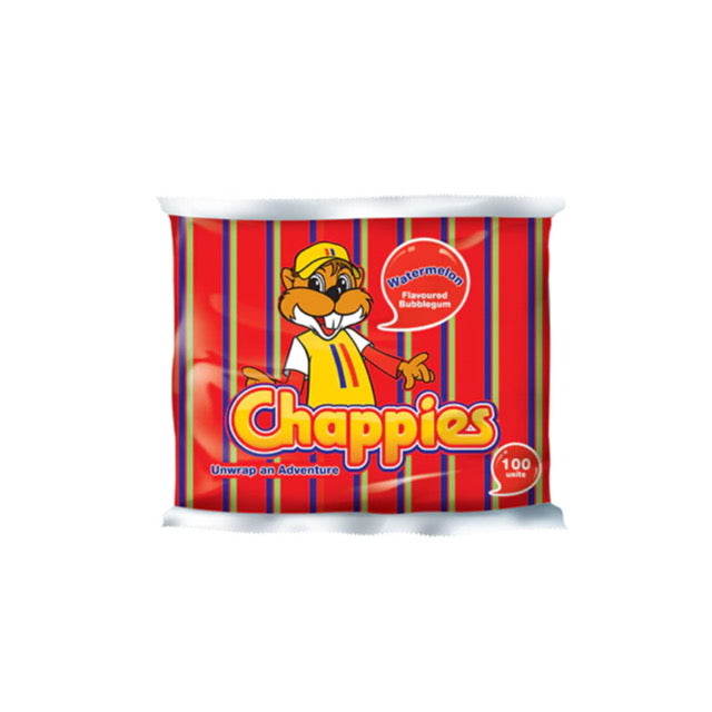 Chappies Watermelon Bubblegum 100-Pack (400g) - South Africa