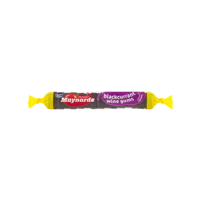 Maynards Blackcurrant Wine Gums Roll (39g) - South Africa