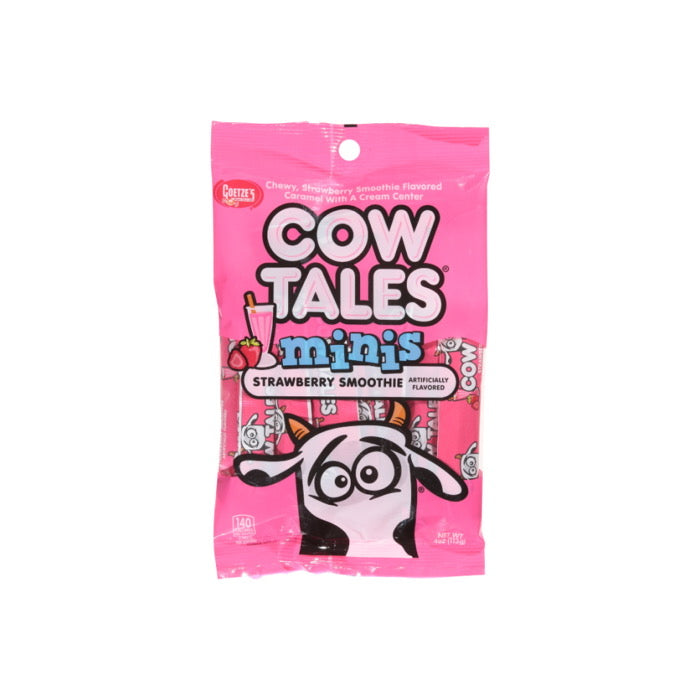 Goetze's Cow Tales Minis Strawberry Smoothie Peg Bag (113g) - America