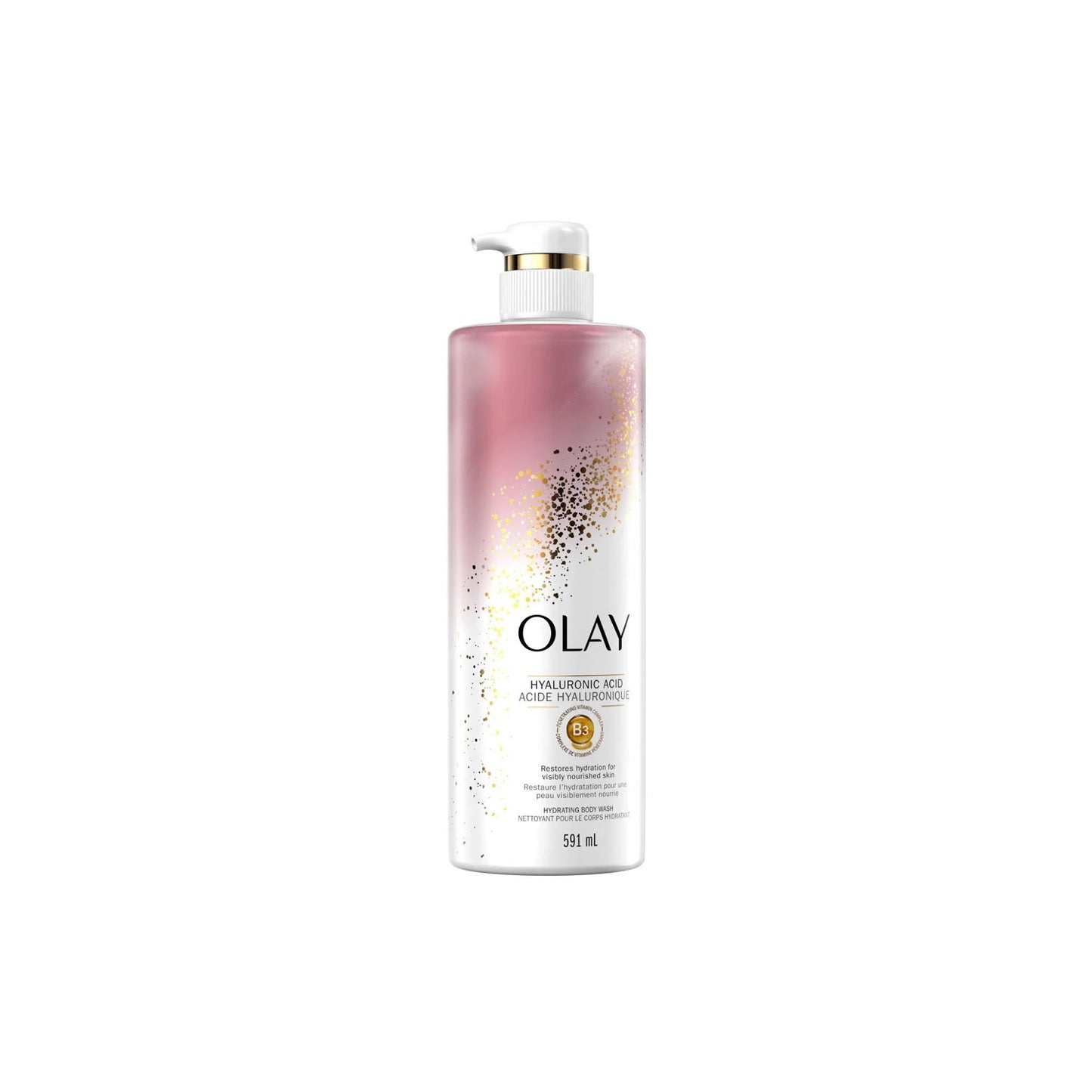 Olay Intensely Hydrating Hyaluronic Serum Complex Body Wash (591ml) - America