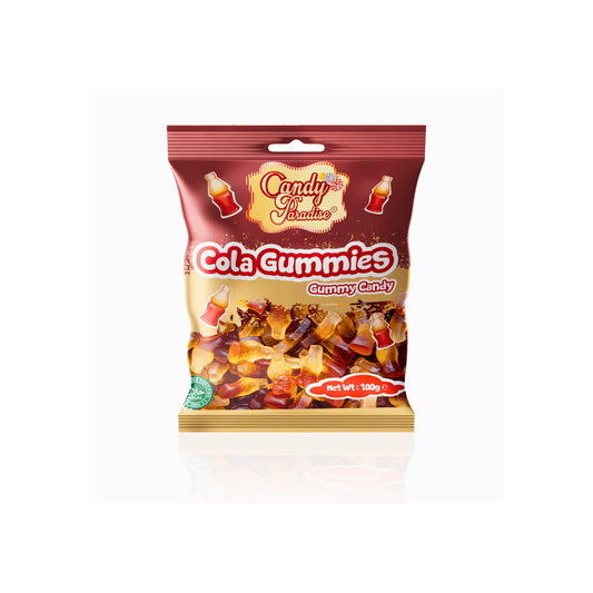 Candy Paradise Gummy Candy Cola Bottles (100g) - America