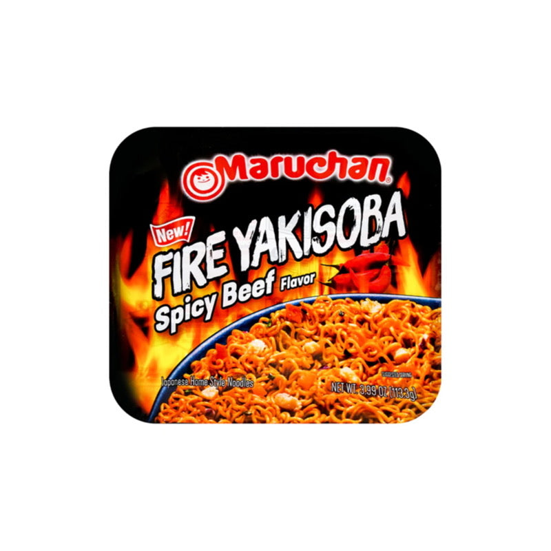 Maruchan Fire Yakisoba Spicy Beef Japanese Home Style Noodles (113g) - America