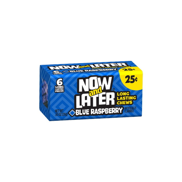 Now and Later Blue Raspberry Chews (26g) - America