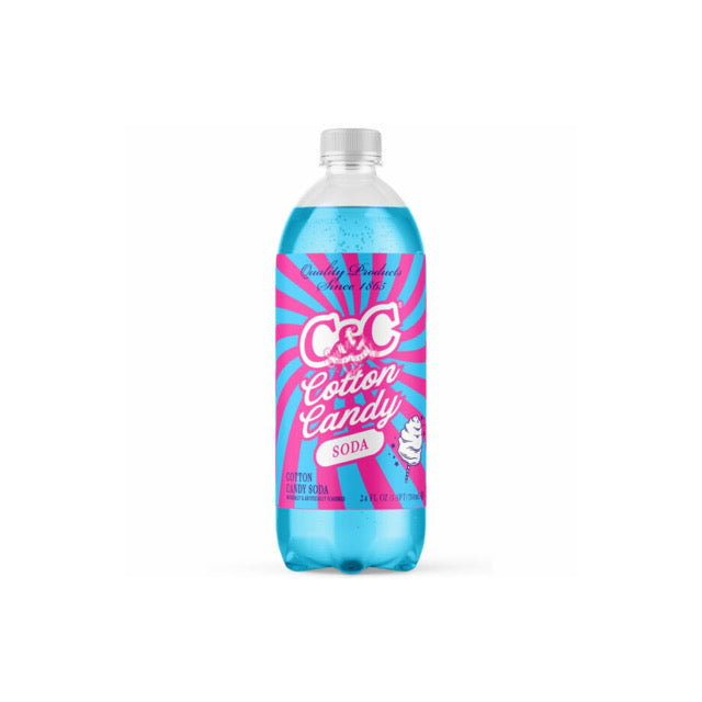 C&C Cotton Candy Soda (710ml) - America