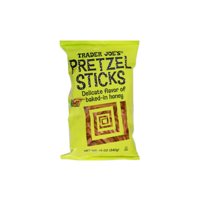 Trader Joes Pretzel Sticks (delicate flavour of baked-in honey) (340g) - America