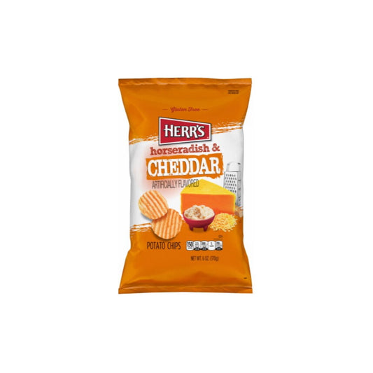 Herr’s Horseradish & Cheddar Potato Chips Large Bag (170g) - America