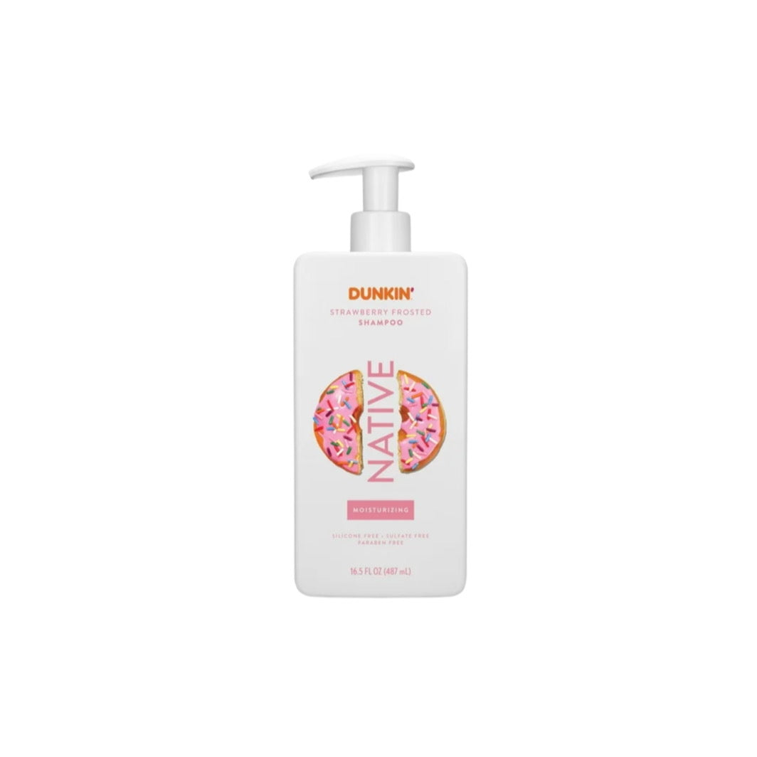 Dunkin' Native Strawberry Frosted Moisturising Shampoo (487mls)- America