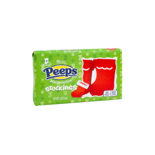 Peeps Christmas Marshmallow Stockings 3-Pack (42g) - America
