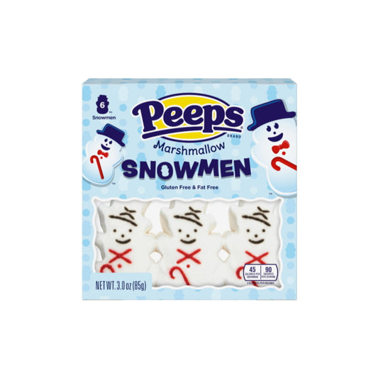 Peeps Christmas Marshmallow Snowmen 6-Pack (85g) - America