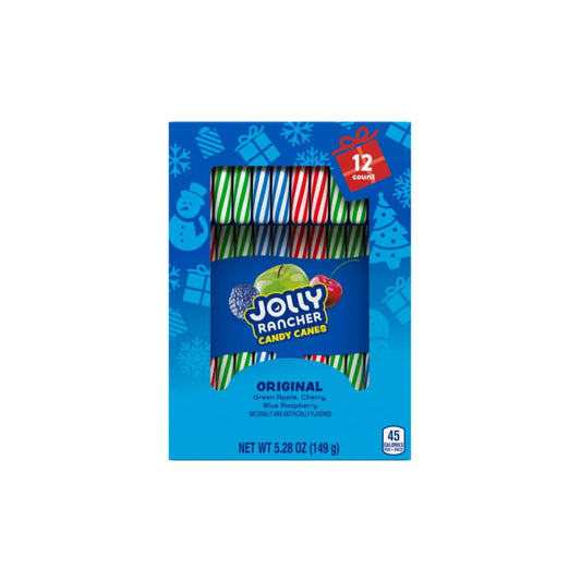 Jolly Rancher Christmas Candy Canes 12-Pack (149g) - America