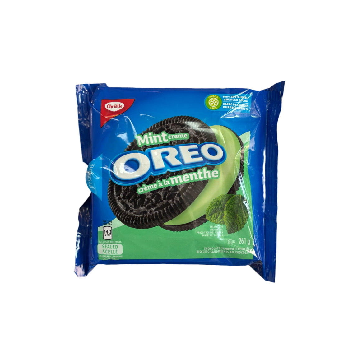 Christie Oreo Mint Chocolate Sandwich Cookies (261g) - Canada