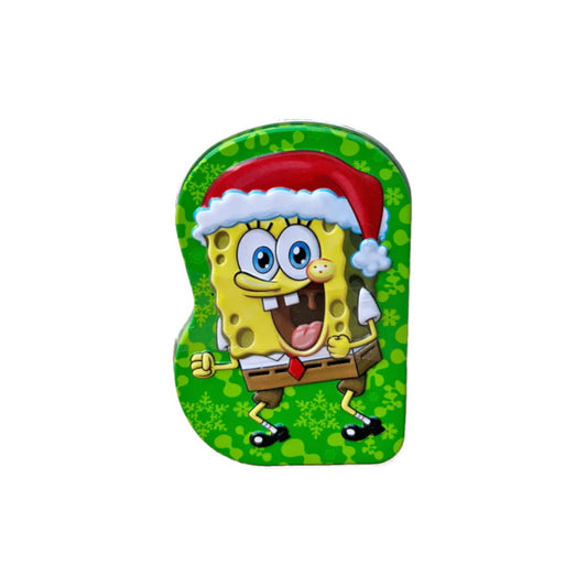 Boston America SpongeBob SquarePants ‘Let's Shellebrate’ Sour Strawberry Candies Christmas Gift Tin (34g) - America