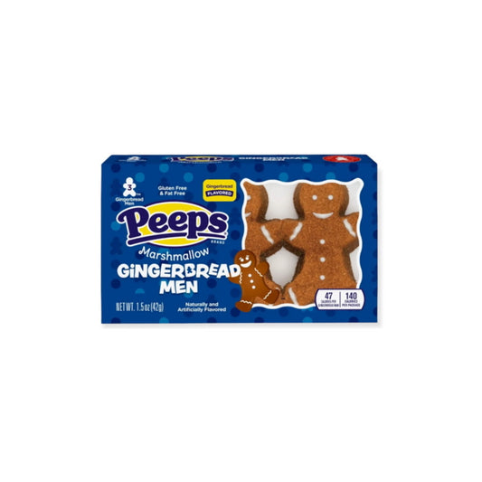 Peeps Christmas Marshmallow Gingerbread Men 3-Pack (42g) - America