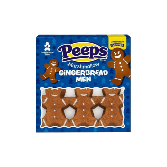 Peeps Christmas Marshmallow Gingerbread Men 6-Pack (85g) - America