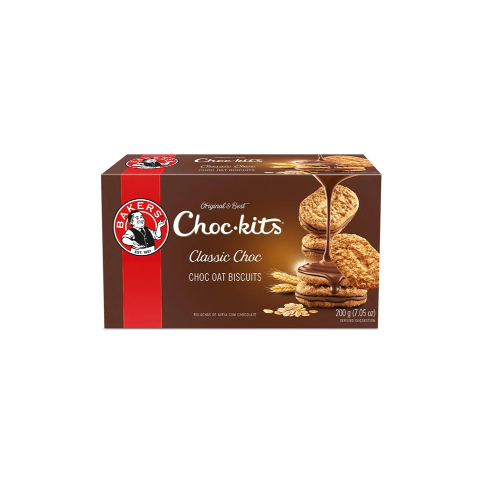 Bakers Choc-Kits Classic Choc Oat Biscuits (200g) - South Africa