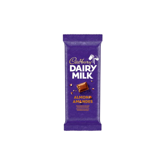 Cadbury Dairy Milk Almond Chocolate Bar (90g) - Canada
