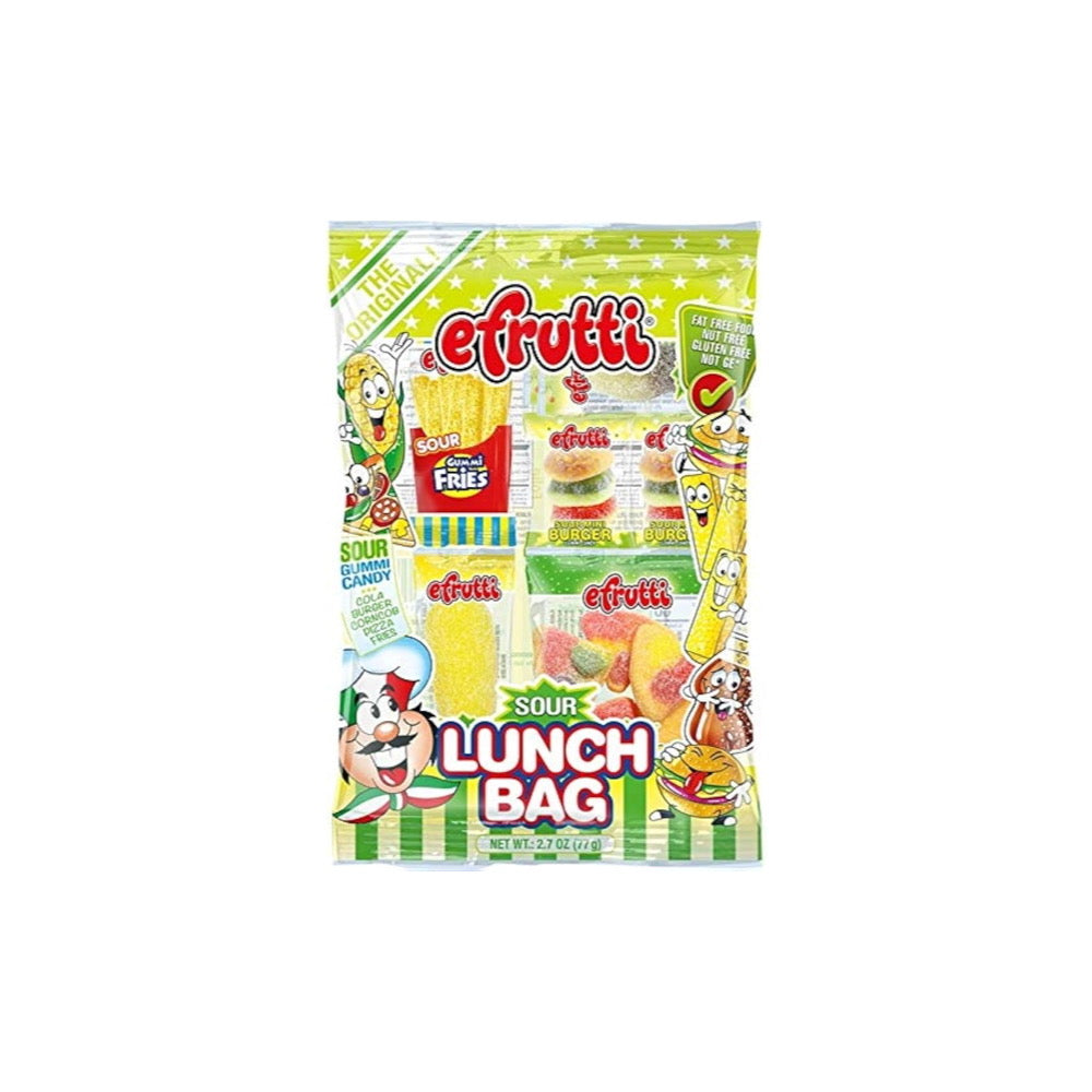 Efrutti Sour Gummi Lunch Bag (77g) - America
