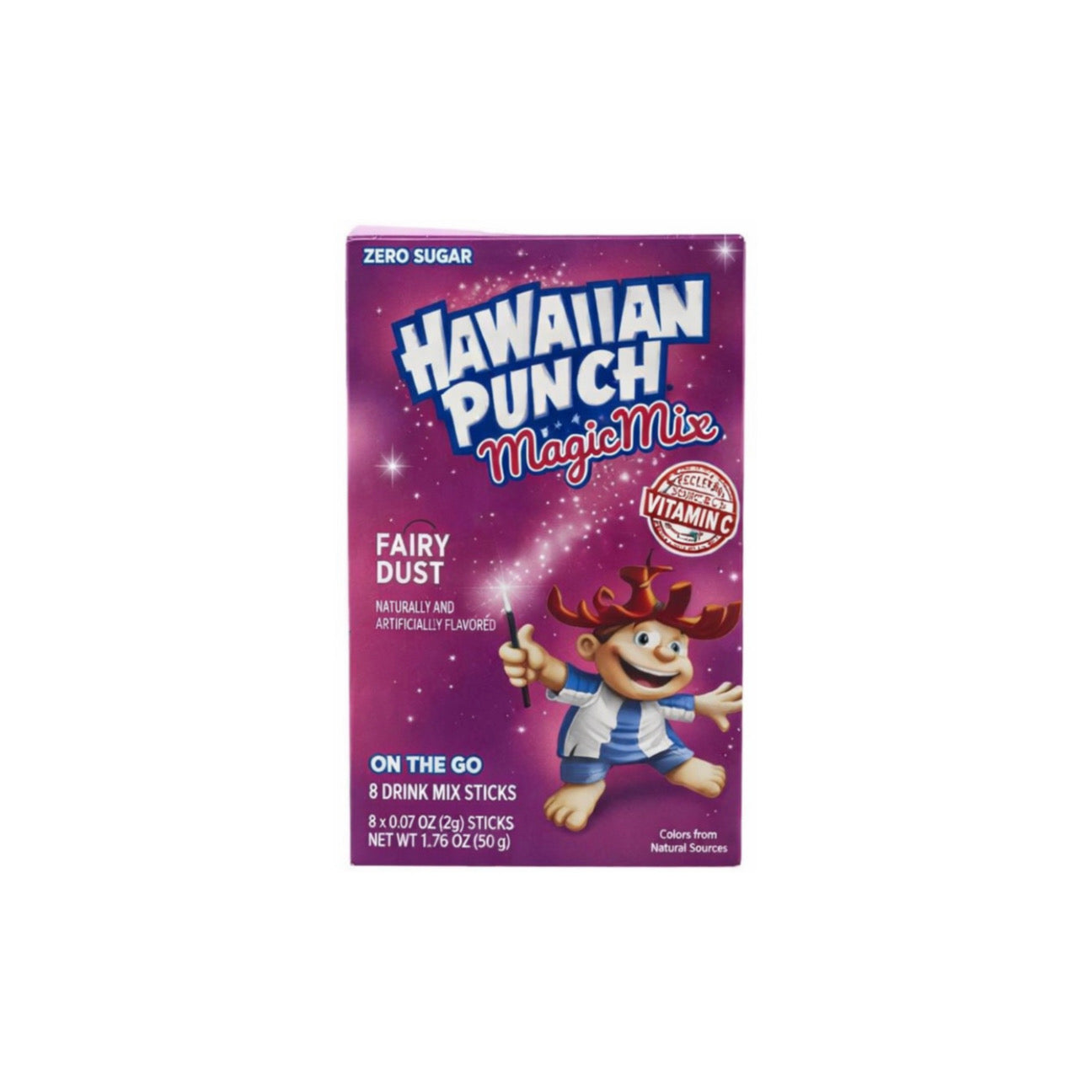 Hawaiian Punch On The Go Magic Mix Fairy Dust Drink Mix 8-Pack (17.6g) - America