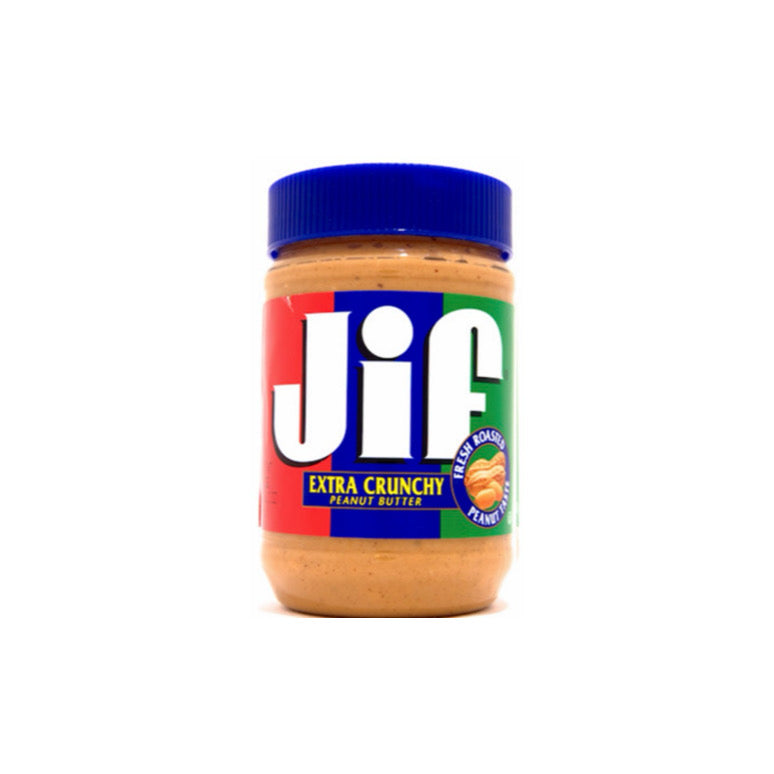 Jif Extra Crunchy Peanut Butter (454g) - America
